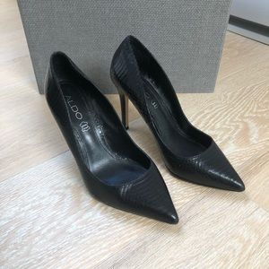 Aldo leather heels